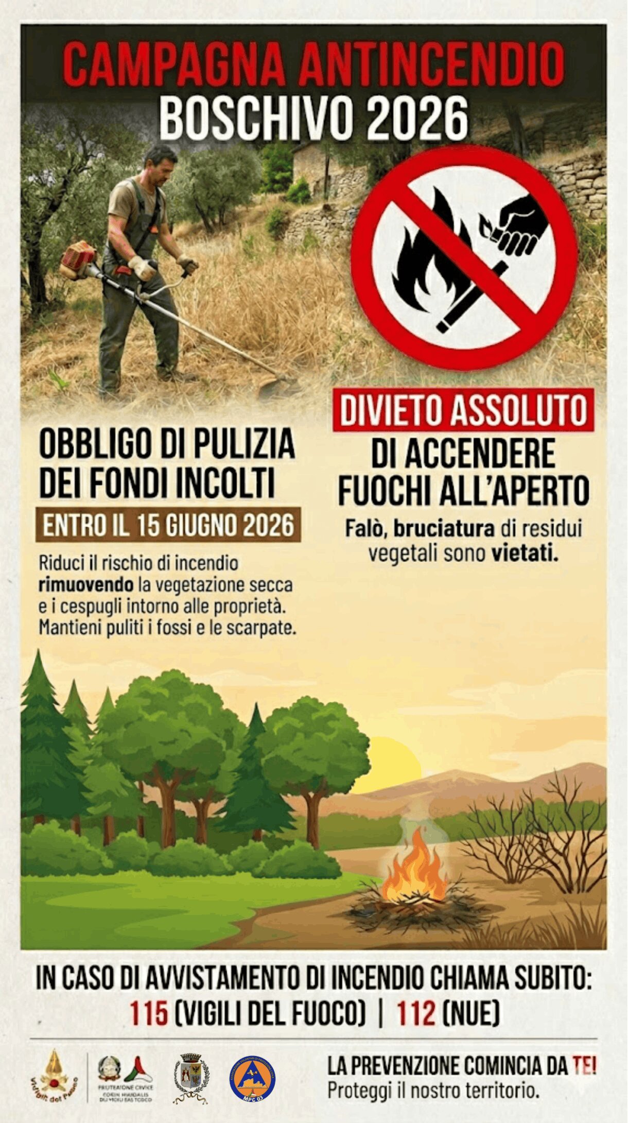 Campagna Antincendio Boschivo 2026