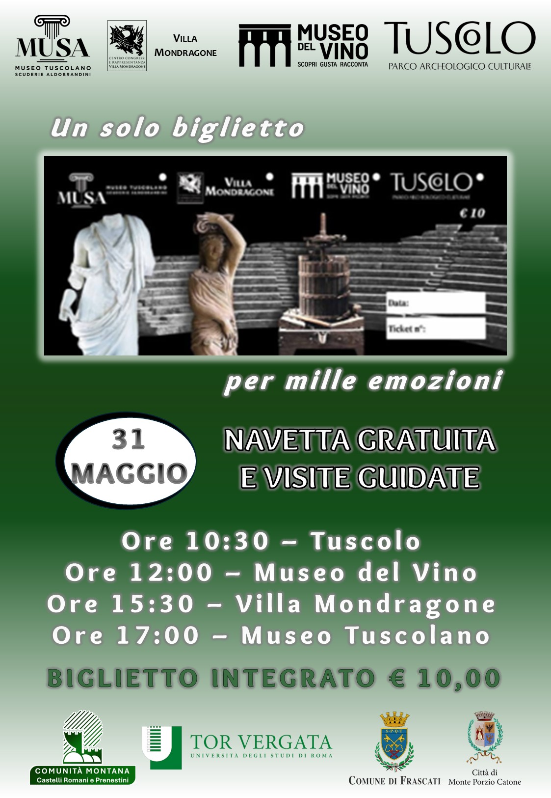 Un solo biglietto per mille emozioni