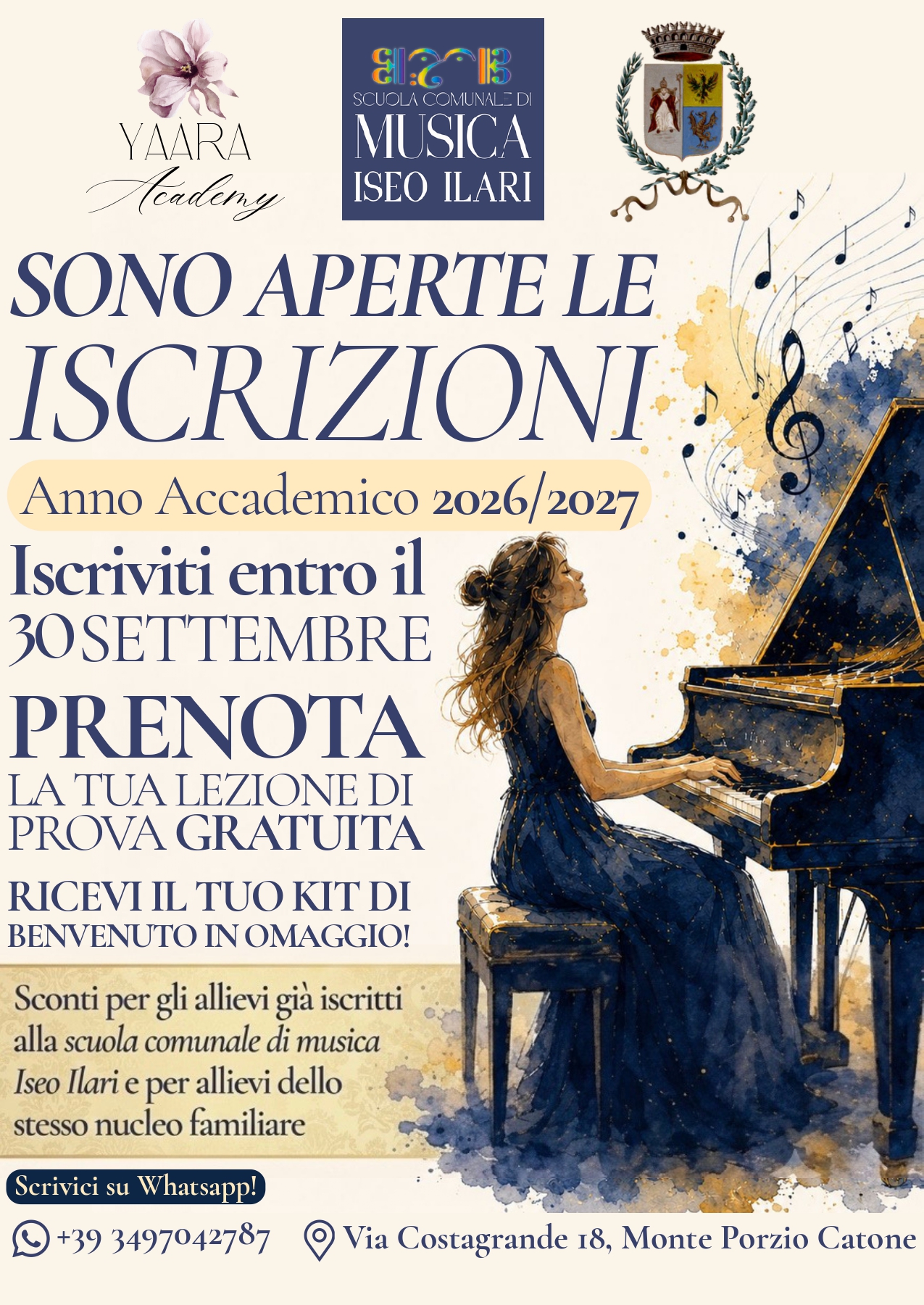 Corsi e Laboratori_generica_YaaraAcademy Iseo Ilari A.S. 2026/2027